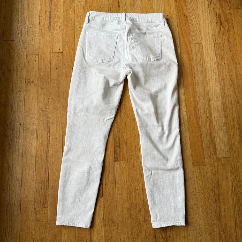 Pistola White Skinny Slim Fit Stretch Denim Jeans Sz 27 Minimal Chic Classic - Picture 8 of 8